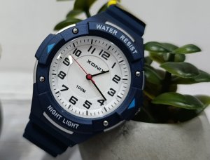 Zegarek Xonix Zegarek CAU-005A młodzieżowy wskazówkowy granatowy 46 mm . 6