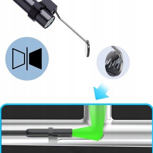 Zenwire Kamera inspekcyjna warsztatowa endoskop do rur silnika Full HD IPS USB-C 5m T44 9