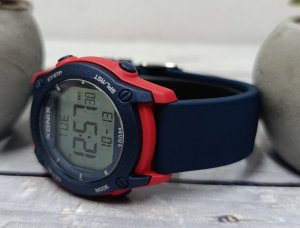 Xonix Zegarek BAZ-006 młodzieżowy elektroniczny czerwony niebieski . 2