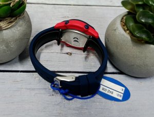 Xonix Zegarek BAZ-006 młodzieżowy elektroniczny czerwony niebieski . 4