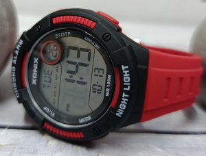 Xonix Zegarek DBH-003 młodzieżowy elektroniczny czerwony 44 mm 3