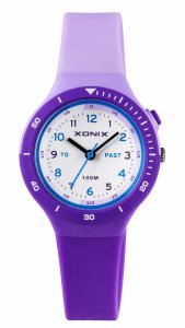 Xonix Zegarek ACB-003 dziecięcy wskazówkowy fioletowy 6