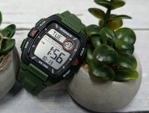 Zegarek Xonix DBI-004 męski elektroniczny zielony 43 mm 6