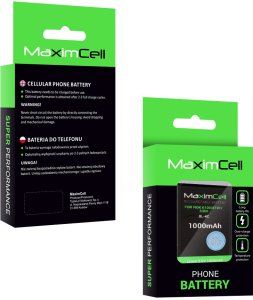 Bateria MaximCell Do Nokia 6100/6101/6300 - BL-4C 1000mAh 2
