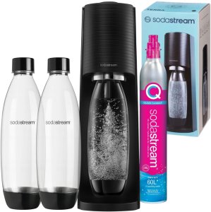 Saturator Sodastream TERRA saturator do gazowania wody czarny, 4 butelki 3