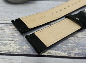 Hirsch Skórzany wodoodporny pasek do zegarka 23 mm Duke L 01028051-2-23 . 5