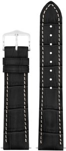 Hirsch Skórzany wodoodporny pasek do zegarka 18 mm Duke L 01028051-2-18 5