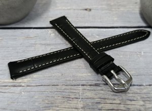Hirsch Skórzany wodoodporny pasek do zegarka 14 mm Duke M 01028151-2-14 . 5
