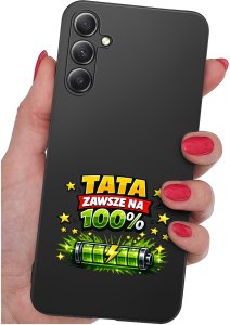 krainaGSM Etui Do Samsung M55 5G Wzory | Dla Taty Tata Dad Kolorowe |Case + Szkło 9H 2