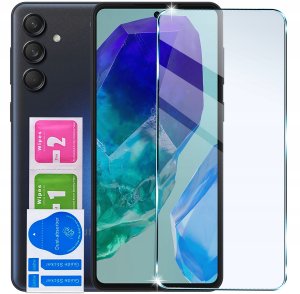krainaGSM Etui Do Samsung M55 5G Wzory Święta Mikołaj Choinka Bałwan Case + Szkło 9H 3