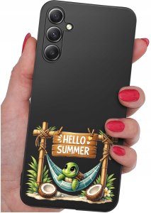 krainaGSM Etui Do Samsung M55 5G Wzory | Lato Summer Letnie Kolorowe |Case + Szkło 9H 2