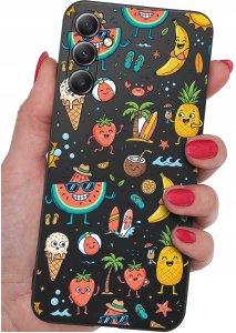 krainaGSM Etui Do Samsung A55 5G Wzory| Lato Summer Letnie Kolorowe |Case + Szkło 9H 2