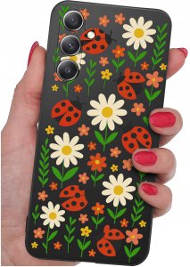 krainaGSM Etui Do Samsung A55 5G Wzory| Wiosenne Wiosna Kwiaty |Case + Szkło 9H 3