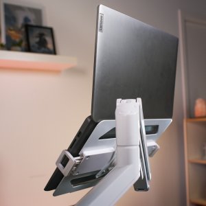 Arozzi Stojak na laptop Podstawka na notebooka Biały 45,7 cm (18") (AZ-ALZARE-LH-WT) 4