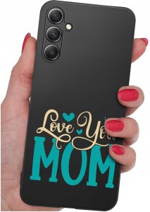 krainaGSM Etui Do Samsung A35 5G Wzory| Dla Mamy Mama Mom Kolorowe |Case + Szkło 9H 3