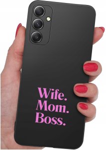 krainaGSM Etui Do Samsung A15 4G |A15 5G Wzory| Dla Mamy Mama Kolorowe |Case + Szkło 3