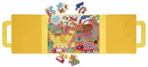 Janod Dinozaury Magneti'puzzles (J05414) 2