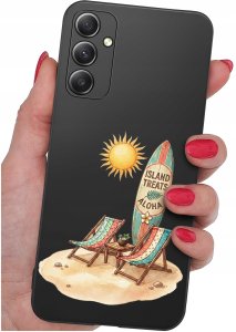 krainaGSM Etui Do Samsung A05S Wzory | Lato Summer Letnie Kolorowe |Case + Szkło 9H 2
