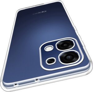 krainaGSM Etui Bezbarwne Do Oppo A6 Pro 5G Wzmacniane Clear Case 2Mm + Szkło 9H 6