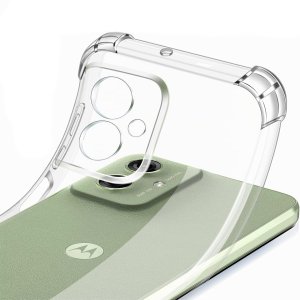 krainaGSM Zestaw Etui Do Motorola Moto G54 |G54 Power Anti-Shock Clear 3 Sztuki Szkło 7