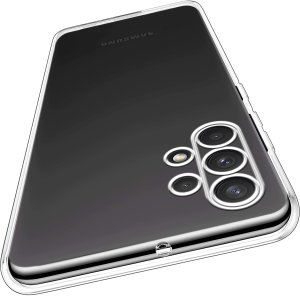 krainaGSM Etui Bezbarwne Do Samsung A32 4G Wzmacniane Clear Case 2Mm + Szkło 9H 5