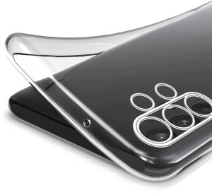 krainaGSM Etui Bezbarwne Do Samsung A32 4G Wzmacniane Clear Case 2Mm + Szkło 9H 6