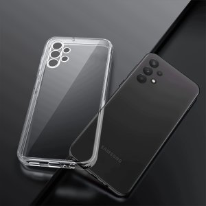 krainaGSM Etui Bezbarwne Do Samsung A32 4G Wzmacniane Clear Case 2Mm + Szkło 9H 7