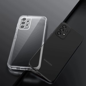 krainaGSM Etui Bezbarwne Do Samsung A33 5G Wzmacniane Clear Case 2Mm + Szkło 9H 7