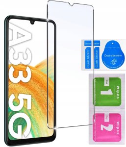 krainaGSM Etui Bezbarwne Do Samsung A33 5G Wzmacniane Clear Case 2Mm + Szkło 9H 9