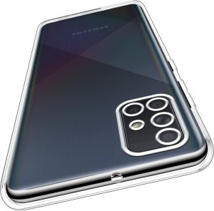 krainaGSM Etui Bezbarwne Do Samsung A51 5G Wzmacniane Clear Case 2Mm + Szkło 9H 5