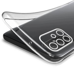 krainaGSM Etui Bezbarwne Do Samsung A51 5G Wzmacniane Clear Case 2Mm + Szkło 9H 6