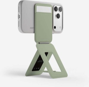 Podstawka MOFT Magnetyczny portfel i stojak na telefon Movas Trackable Tripod MagSafe khaki green (MOF108) 2