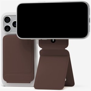 Podstawka MOFT Magnetyczny portfel i stojak na telefon Movas Coffee Tripod MagSafe brązowy (MOF102) 5
