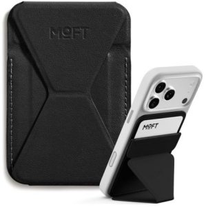 Podstawka MOFT Magnetyczny portfel i stojak na telefon Trackable Movas Snap-On MagSafe czarny (MOF118) 2