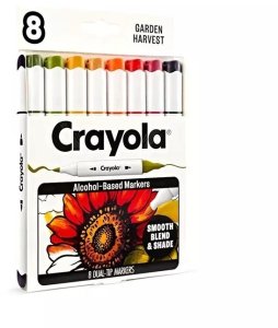 Crayola Flamastry Art Markers 8szt - Ogrodowe zbiory 2