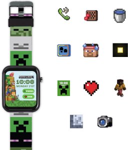 Smartwatch Lazerbuilt Minecraft Creeper Zielony (SWMC-CREEPER) 2
