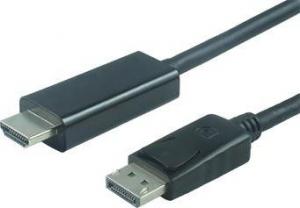 Kabel PremiumCord DisplayPort - HDMI 3m czarny (kportadk04-03) 1