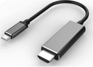 Adapter USB PremiumCord USB-C - HDMI Srebrny  (ku31hdmi08) 1