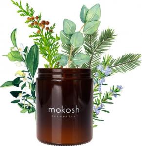 Mokosh Roślinna świeca sojowa „Jodłowy bór” 140 g (słoik szklany) 1