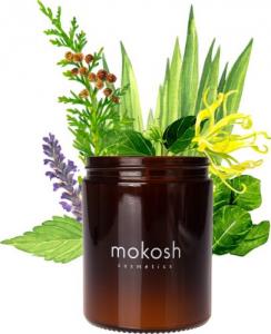Mokosh Roślinna świeca sojowa „Orientalny ogród” 140 g (słoik szklany) 1