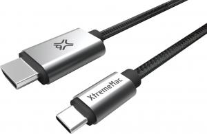Kabel USB XtremeMac USB-C HDMI, Szary (XWH-UCH-13) 1