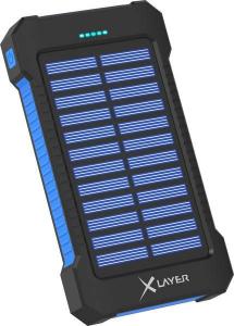 Powerbank Xlayer Plus Solar 8000mAh Czarno-niebieski 1