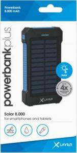 Powerbank Xlayer Plus Solar 8000mAh Czarno-niebieski 5