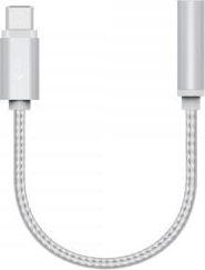 Kabel USB Xlayer PREMIUM Adapter Typ C (USB-C) to 3.5mm AUX 0.12m Silver 1