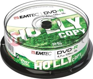Emtec DVD-R 4.7 GB 16x 25 sztuk (ECOVR472516CB) 1