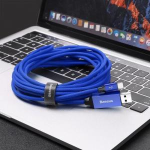 Kabel USB Baseus CATYW-B03 (USB 3.0 typu C - USB 2.0 ; 5m; kolor niebieski) 1