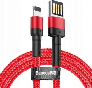 Kabel USB Baseus USB-A - Lightning 1 m Czerwono-czarny (CALKLF-G09) 1