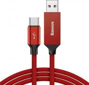 Kabel USB Baseus CATYW-B09 (USB 3.0 typu C - USB 2.0 ; 5m; kolor czerwony) 1