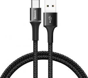 Kabel USB Baseus USB-A - USB-C 0.5 m Czarny (CATGH-A01) 1