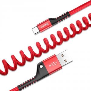 Kabel USB Baseus USB-A - USB-C 1 m Czerwony (CATSR-09) 1